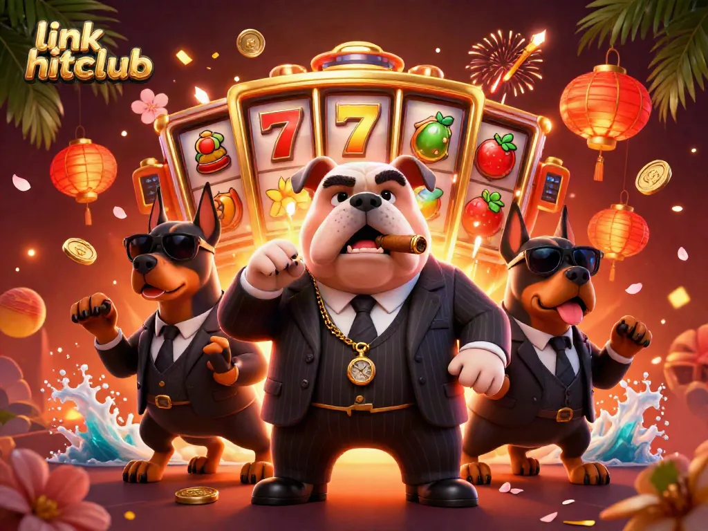 Experience excitement with the link hitclub as players engage with vibrant slot reels and a lively casino atmosphere.