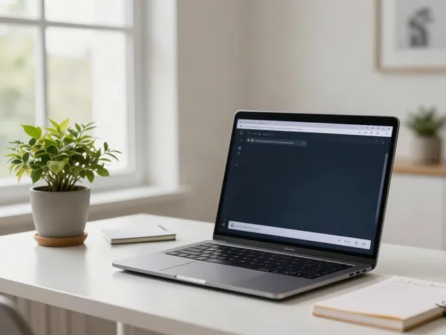 Engaging in juicy ai conversations in a modern home office setup.
